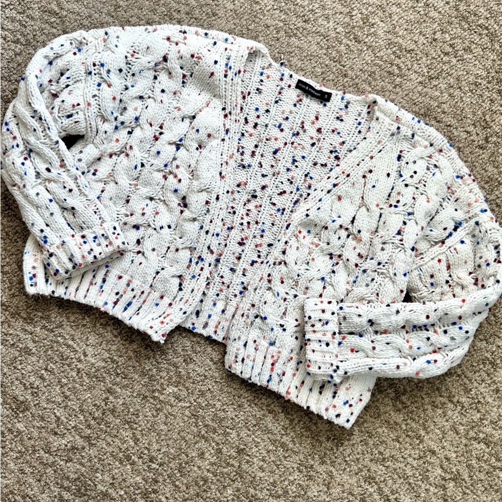 Cropped Confetti Cardi